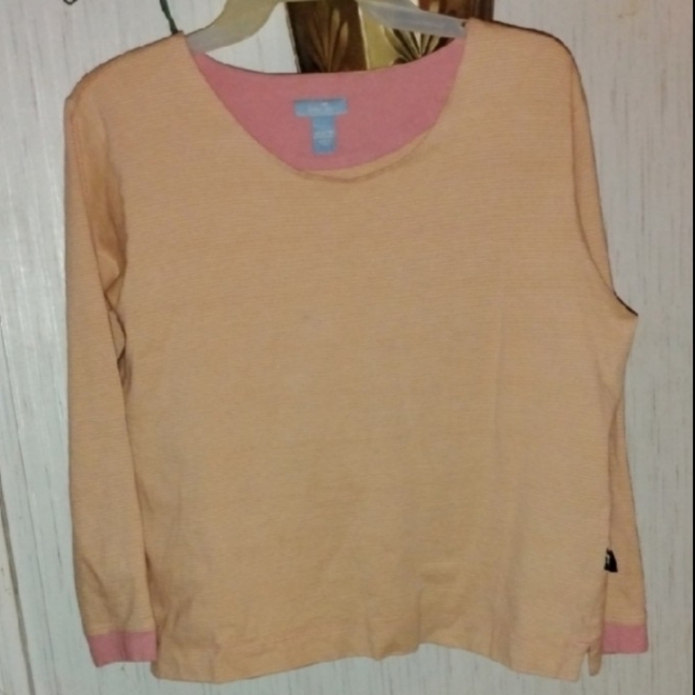 Horny Toad Peach and Pink Women's Blouse